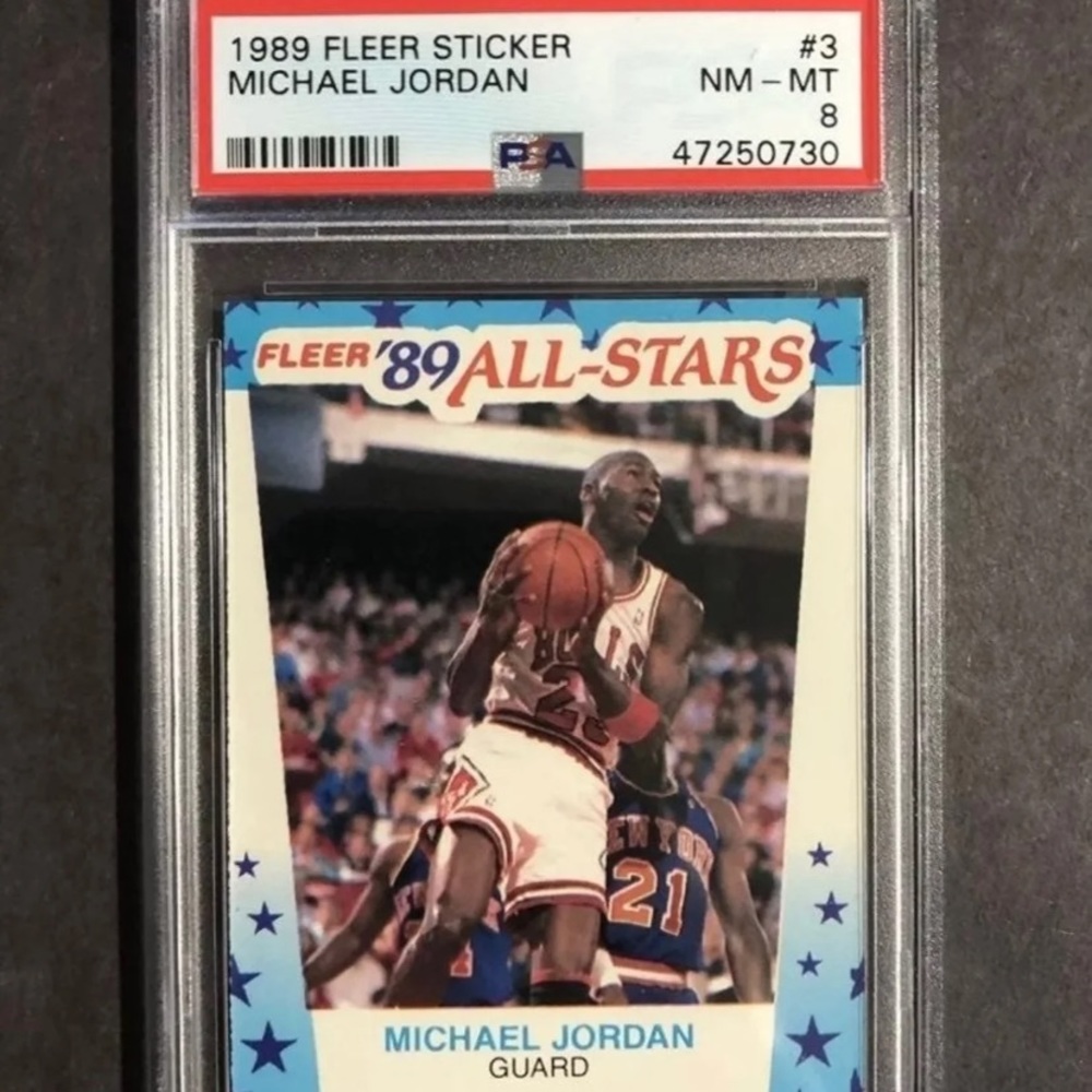 Michael Jordan 1989 fleer psa